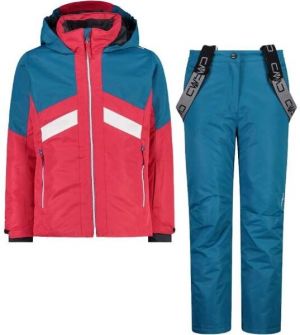 CMP KID G SET JACKET AND PANT Dievčenský lyžiarsky komplet, modrá, veľkosť