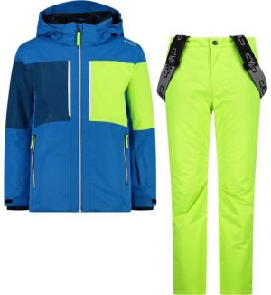 CMP KID SET JACKET AND PANT Chlapčenský lyžiarsky komplet, reflexný neón, veľkosť