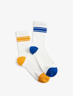 Koton 2-Pack Socket Socks Striped