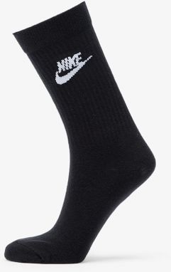 Nike Sportswear Everyday Essential 3-Pack Crew Socks Black/ White