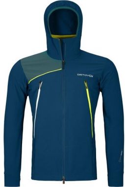 ORTOVOX PALA HOODED JACKET M Pánska bunda, tmavo modrá, veľkosť