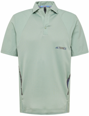 ADIDAS TERREX Funkčné tričko 'Campyx'  námornícka modrá / pastelovo zelená / čierna
