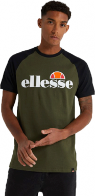 ELLESSE CORP TEE Pánske tričko, khaki, veľkosť