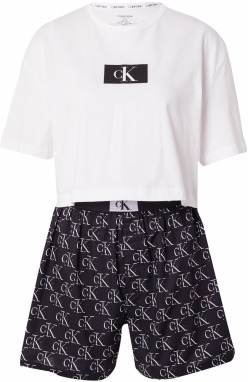 Calvin Klein Underwear Kraťasy  čierna / biela