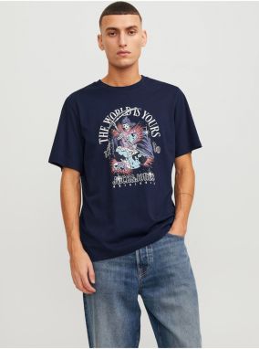 Dark blue men's T-shirt Jack & Jones - Men's