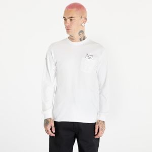 RIPNDIP Lord Nermal Long Sleeve Tee White