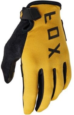 Fox RANGER GEL Cyklistická rukavice, žltá, veľkosť