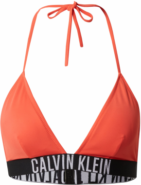 Calvin Klein Swimwear Bikinový top  červená / čierna / biela