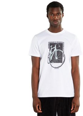 Dedicated T-shirt Stockholm Simple Bike Ride White