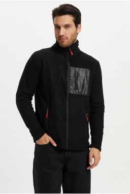 River Club Men's Black Fleece Anti-pilling Anti-Pilling Jacket