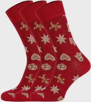 3 PACK vianočných ponožiek Perníčky