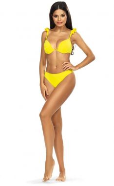 Plavky Lorin žltá farba, vystužený košík