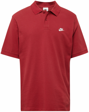 Nike Sportswear Tričko 'CLUB'  červená / biela