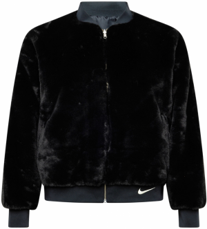 Nike Sportswear Prechodná bunda  tmavosivá / čierna / biela