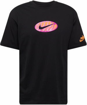 Nike Sportswear Tričko 'M90 AM DAY'  oranžová / svetloružová / čierna / šedobiela
