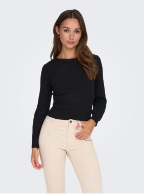 Black Women's Ribbed Sweater JDY Prime - Women