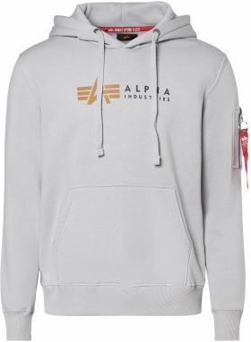 ALPHA INDUSTRIES Mikina  svetlohnedá / svetlosivá / tmavočervená / čierna