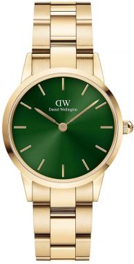 Hodinky Daniel Wellington Iconic Link Emerald dámske, zlatá farba