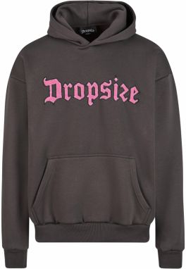 Dropsize Mikina  čokoládová / svetloružová