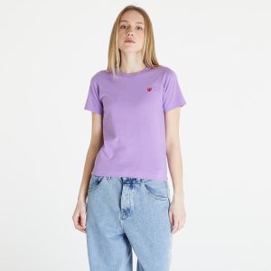 Comme des Garçons PLAY Heart Logo Short Sleeve Tee Lavender