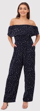 AX Paris Woman's Jumpsuit PA592 Navy Blue