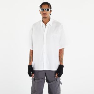 Ambush Logo Embroidery Cotton Short-Sleeve Shirt Blanc De Blanc