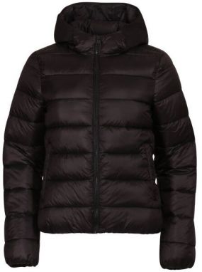 Champion HOODED POLYFILLED JACKET Dámska bunda, čierna, veľkosť