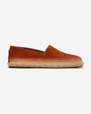 Espadrilky, slip on pre ženy TOMS - hnedá