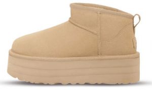 Turistická obuv UGG  Classic Ultra Mini Platform Driftwood