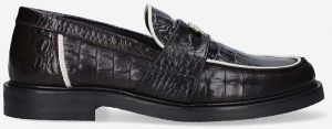 Kožené mokasíny Filling Pieces Loafer Polido Ox Blood 44233191912-BLACK, čierna farba