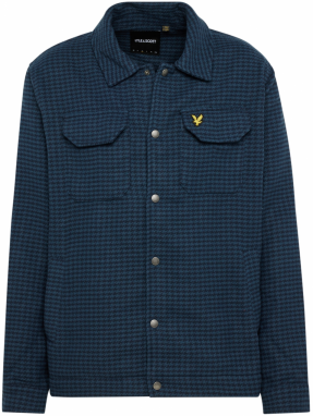 Lyle & Scott Prechodná bunda  modrá / námornícka modrá / žltá