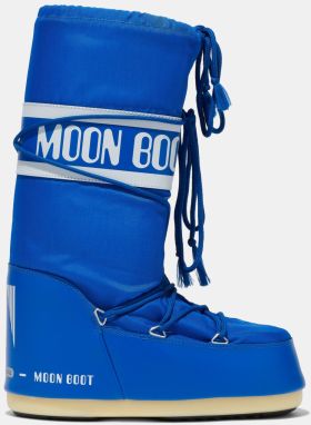 Modré dámske snehule Moon Boot Icon Nylon Moon Boot