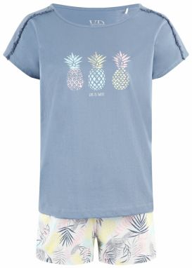 VIVANCE Kraťasy 'Pineapple'  modrá / zmiešané farby