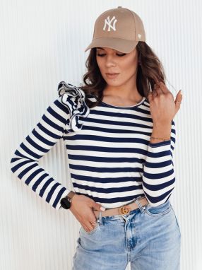 Women's striped blouse MORAS navy blue Dstreet