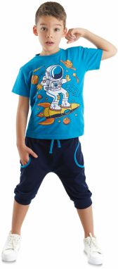 mshb&g Astronaut Boy T-shirt Capri Shorts Set