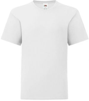 White children's t-shirt in combed cotton Fruit of the Loom