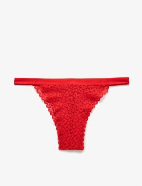 Koton Lace Brazilian Panties with a floral figure.