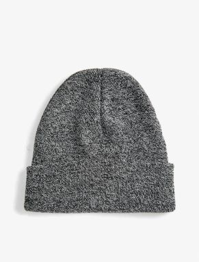 Koton Basic Knit Beanie with Folding Detail with Patches.