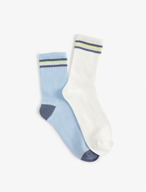 Koton Set of 2 Socks Cotton Printed