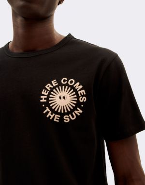 Thinking MU Happy Sun T-Shirt BLACK