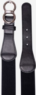 Shelvt Women's elastic belt black