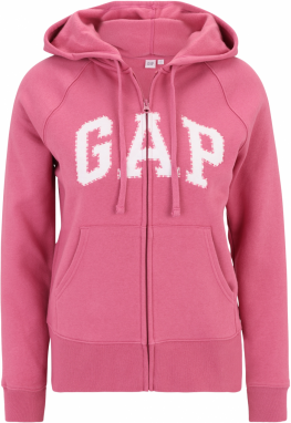 Gap Petite Tepláková bunda 'HERITAGE'  ružová / biela