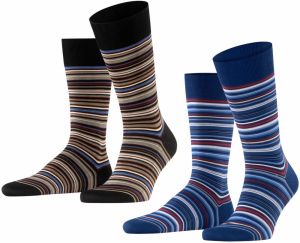 FALKE Ponožky 'Microblock'  modrá / červená / čierna / biela