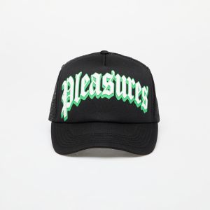 PLEASURES Twitch Trucker Cap Black