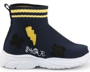 Módne tenisky Shone  1601-005 Navy/Yellow