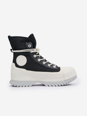 Čierne členkové tenisky na platforme Converse Chuck Taylor All Star Lugged 2.0