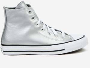 Dámske členkové tenisky v striebornej farbe Converse Matte Metallic