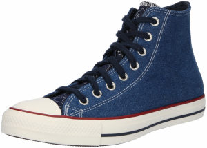 CONVERSE Členkové tenisky 'CHUCK TAYLOR ALL STAR'  modrá denim / červená / biela