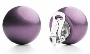 Ballsmania Originálne metalické náušnice O154M-19-3938 Viola Bacco Metal