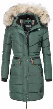 NAVAHOO Zimný kabát 'Paula'  smaragdová